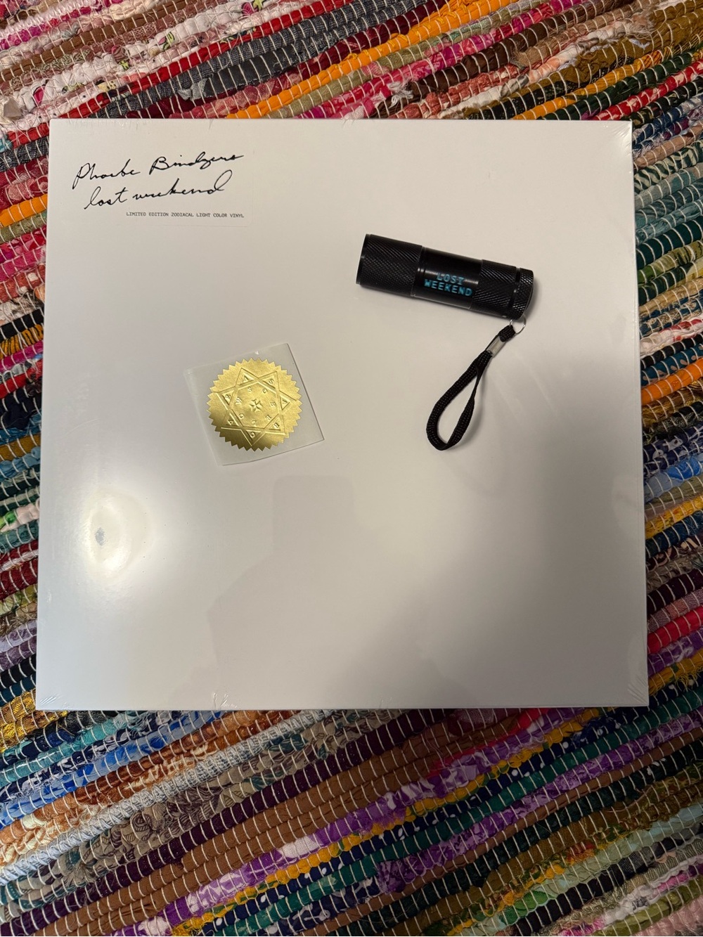 Phoebe Bridgers Lost Weekend Zodiacal Light Vinyl+Blacklight and Sticker